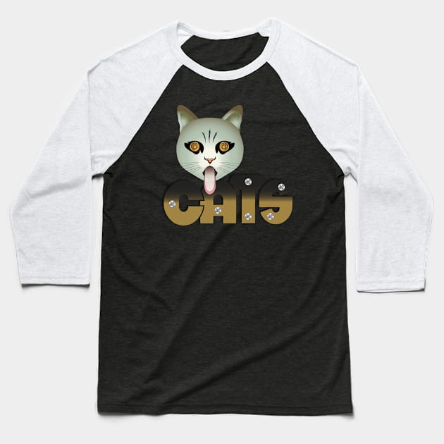 CATS Baseball T-Shirt by Retaz0z